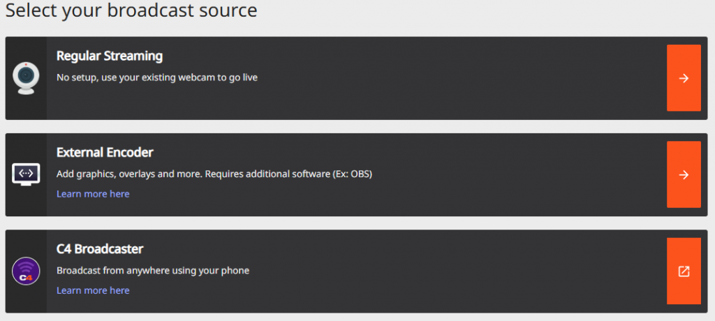 Use C4Broadcaster on Windows | Cam4 FAQ