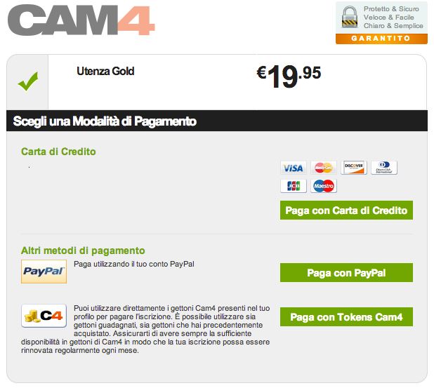 paga old  con token cam4